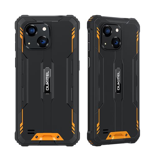 Smartphone Oukitel WP32 Orange : 5.93 , 4Go+128 Go + 1To, 6300mAh, Android 13, Dual SIM 4G, NFC,Téléphone Portable-300g