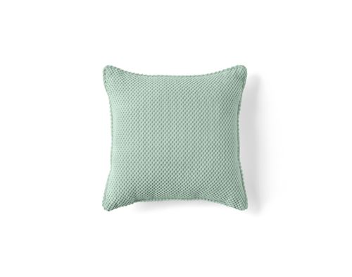 Bestmobilier Bleu Topaze - Coussin - Velours Texturé - 40X40 Cm - Image 3