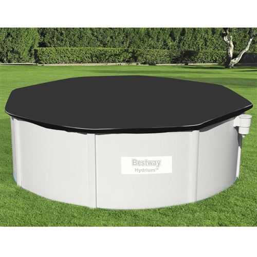 Bestway Couverture de piscine Flowclear 396 cm, couverture de sécurité de piscine,,, couverture de piscine hors sol