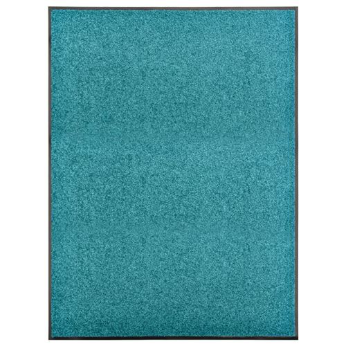Paillasson lavable Cyan 90x120 cm Vidaxl cyan