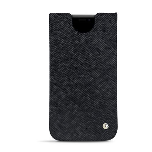 Pochette cuir pour iPhone 11 Pro - Pochette - Cuir Addiction - Noir - NOREVE