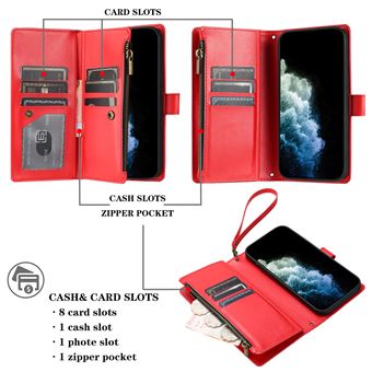 Coque Portefeuille Pour Blackview Shark 6 5G - Cuir PU Avec Coutures Tricolores - Dragonne Élastique - Support Et Porte-Cartes - Vert - 8