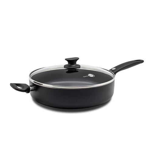 Sauteuse 28cm et couvercle en verre Cambridge Greenpan - Greenpan - Noir - Aluminium