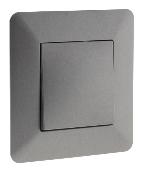 Non Communiqué Bouton Poussoir Artezo - Titanium - Zenitech