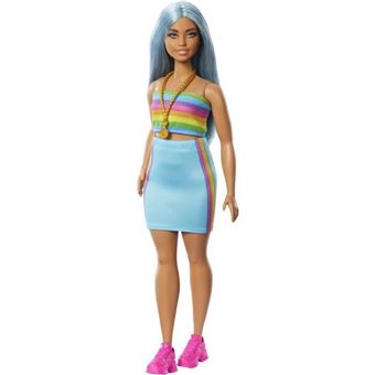 Barbie-Barbie Fashionistas 206-Poupée cheveux crépus | Mattel