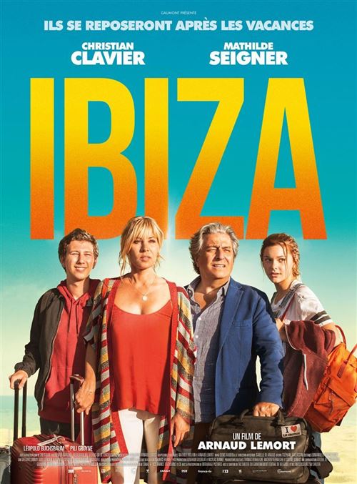 Ibiza - 2019 - Mathilde Seigner, JoeyStarr - 40x60cm - Affiche de cinéma originale pliée
