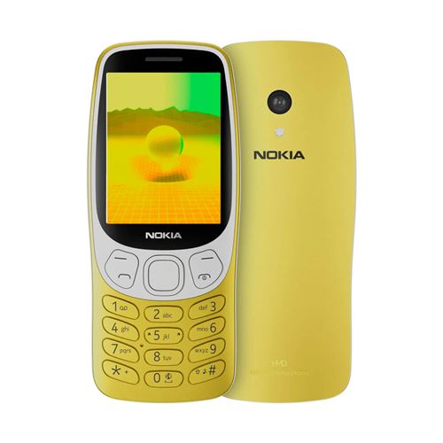 Nokia 3210 4G Jaune (Y2K Gold) Double SIM