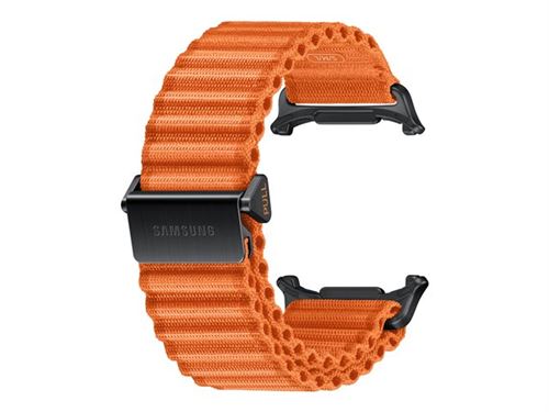 Samsung ET-SVL70 - Bandje voor smart watch - ontwerp zonder gaten - oranje - voor Galaxy Watch Ultra