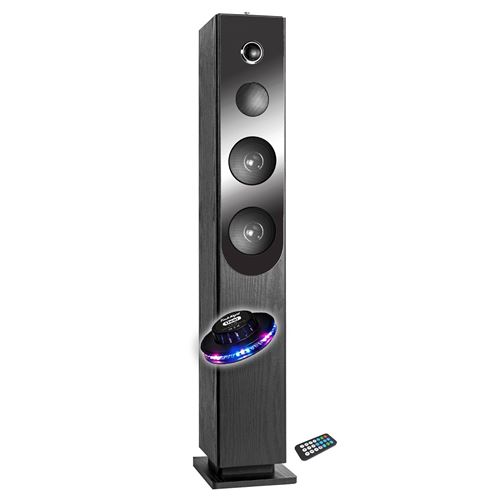 Enceinte colonne - Blacktower - BLACKTOWER Plus - 100W - Bluetooth - Lecteur CD