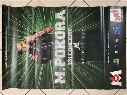 M POKORA - Player Tour - 80x120cm - Affiche
