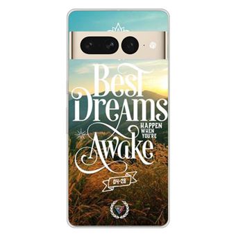 Coque en silicone imprimée compatible Google Pixel 7 Pro Citation 07 - 1