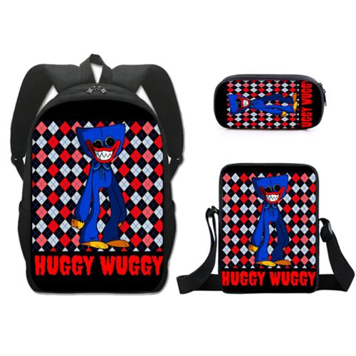 Set de 3 pièces Sacs à Dos Poppy Time Rouge/Bleu 001