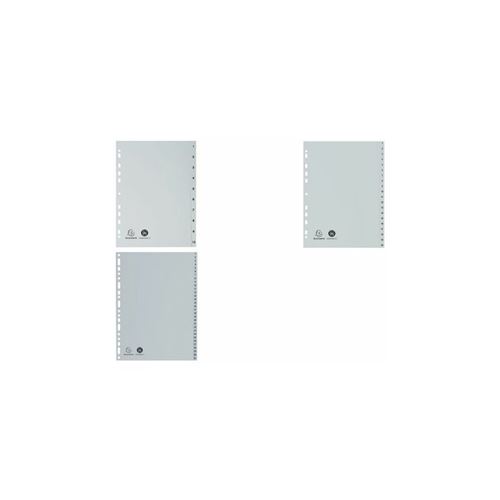 EXACOMPTA Intercalaires numériques, PP, 1-20, A4, 20 touches