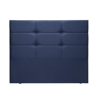 MERINOS Tête de lit Cozy chine bleu nuit 140cm (150cm finie)