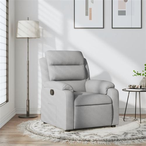 Vidaxl Gris/Clair Fauteuil Inclinable - Image 2