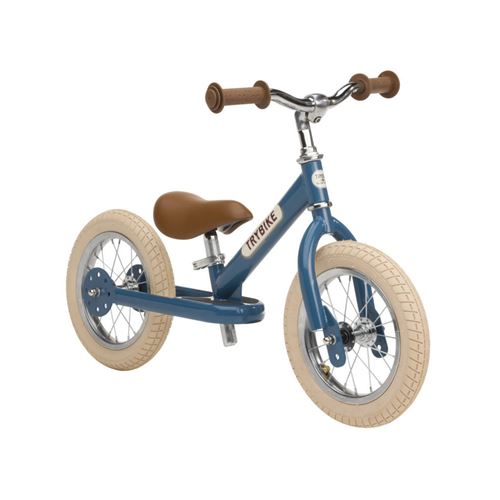 Draisienne 2 roues convertible TRYBIKE Vintage Bleu
