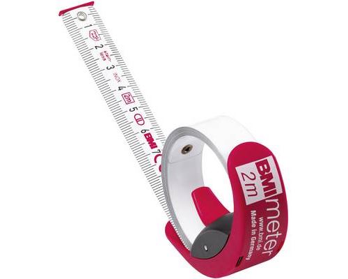 Bmi Blanc Mètre-Ruban Eter 429241011 2 M Acier Inoxydable - Image 2