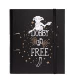 Classeur premium à 2 anneaux avec élastique Harry Potter Dobby