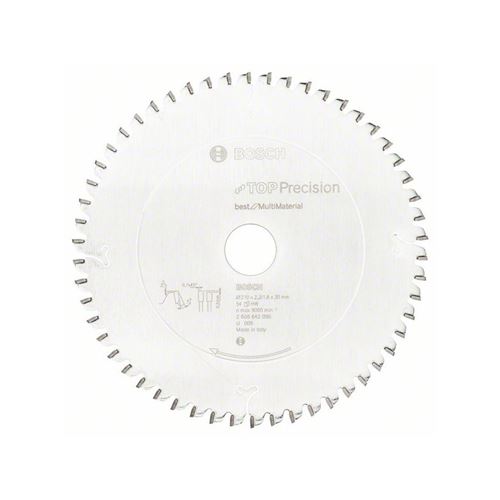 Lame De Scie Circulaire Diam 210 X 30Mm 54 Dents Best For Multi Material 2608642096 Bosch