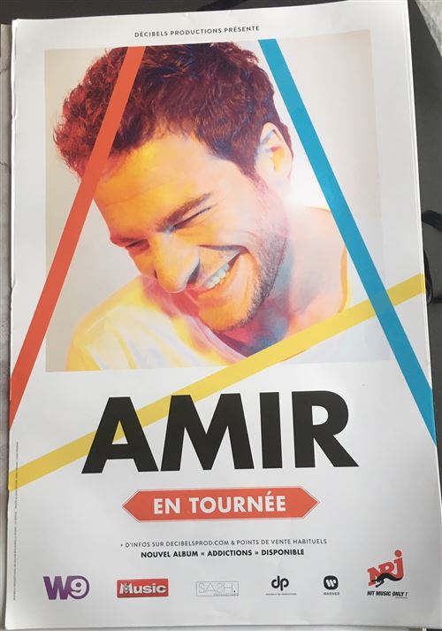 AMIR - En tournée 2018 - AFFICHE 40x60cm