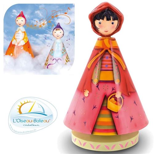 Boite À Musique Enfant Le Chaperon Rouge Oiseau Bateau