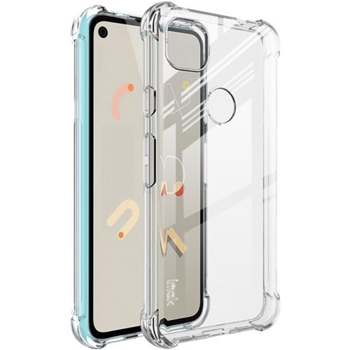 Coque en TPU anti-goutte soyeux transparent pour votre Google Pixel 4a