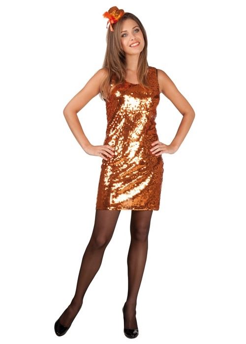Top Pailette Orange 61805