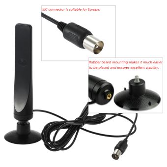 W16yg Antenne Tv Numerique D Interieur 16dbi Haut Gain Hd 1080p Vhf Uhf Connecteur Iec Dvb T Aerien Accessoire Tv Video Achat Prix Fnac