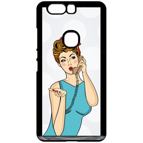 Coque Huawei Honor V8 Pin Up Fond Blanc