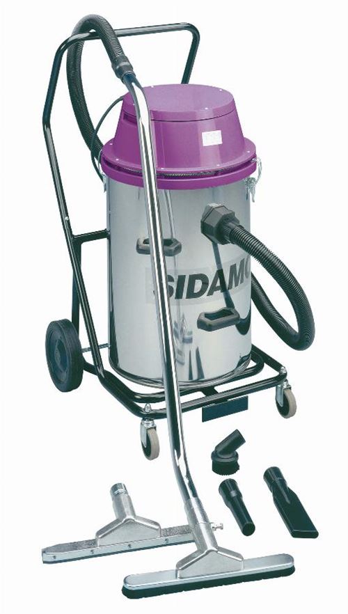 Sidamo Noir Aspirateur Jet 60 - A Sec Et À Eau - Cuve 50 L - 2 Moteurs - 20402005 - Image 1
