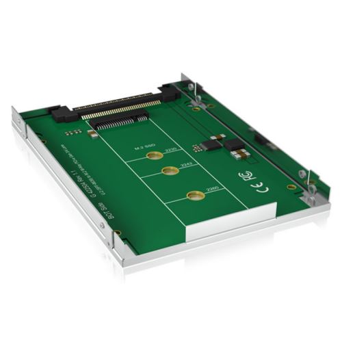 icy box icy box ib-m2u01 convertitore m.2 sata ssd / 2.5 u.2 ssd