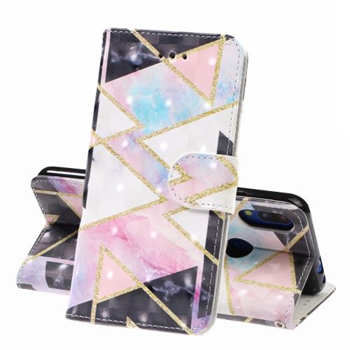 Etui en PU impression de motif de décor de tache lumineuse figure géométrique avec support pour votre Xiaomi Redmi 7/Y3