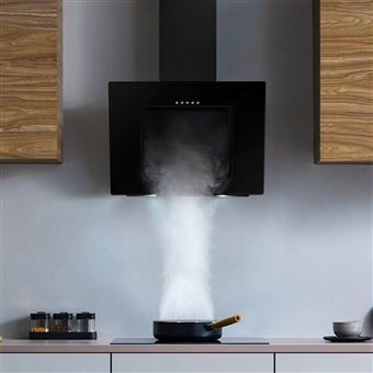 18 99 Sur Ciarra Hotte Inclinee 60cm Debit 380m H Recyclage Ou Evacuation 3 Vitesses D Aspirante Inox Verre Hotte Murale 725bk60 Hotte Decorative Murale Achat Prix Fnac