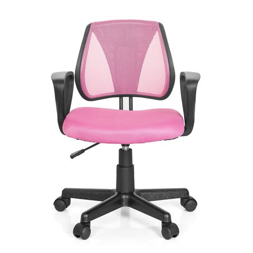 Chaise de bureau pour enfant MILAN rose - Chaise de bureau