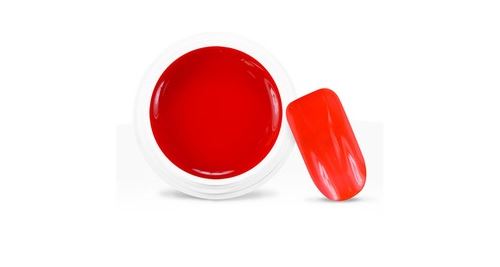 Gel uv / led couleur néon rouge orangé - 5 ml