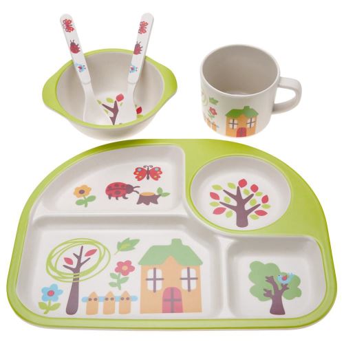 Set de repas enfant en bambou (maison)