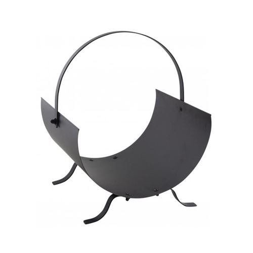 Aubry Gaspard - Porte-bûches design en métal noir