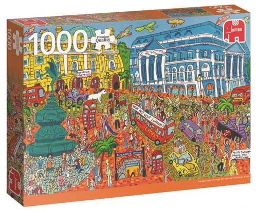Puzzle 1000 Pièces : Piccadilly Circus, London, Jumbo