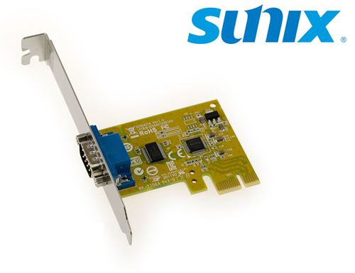 Carte PCIe - 1 Port COM RS232 Gamme Industrielle CHIPSET SUNIX SUN2212
