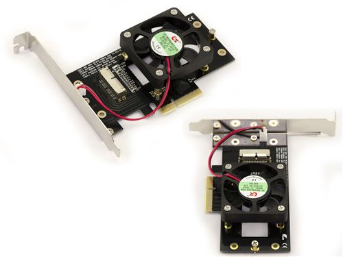 Carte PCIe VENTILEE pour SSD MAC 12+16 BROCHES Pour SSD Mac 2013/14/15/16 en 12+16 points