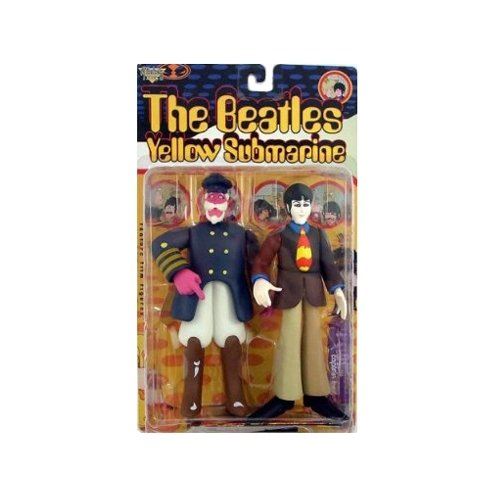 Le sous-marin jaune Paul des Beatles avec le capitaine Fred Figurines