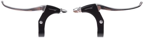 Saccon leviers rouleau le frein / Cantilever argent 4-doigt / noir