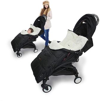 Chanceliere Poussette Sac De Couchage Hiver Couverture Emmaillotage Et Anti Vent Etanche Pour Bebe Couleur Noir Chanceliere Achat Prix Fnac