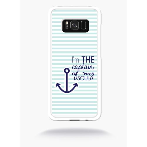 Coque Captain Ancre Compatible Samsung S8+ Bord Transparent