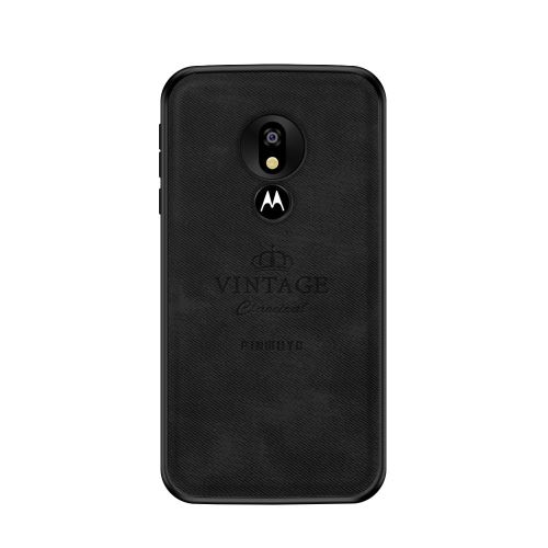 Etui en PU Honorable Series hybride noir pour votre Motorola Moto G7 Play (EU Version)