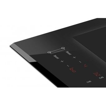 Scholtès SOTF1810B - Table de cuisson à induction - 4 plaques de cuisson - Niche - largeur : 75 cm - profondeur : 49.5 cm - avec avant biseauté