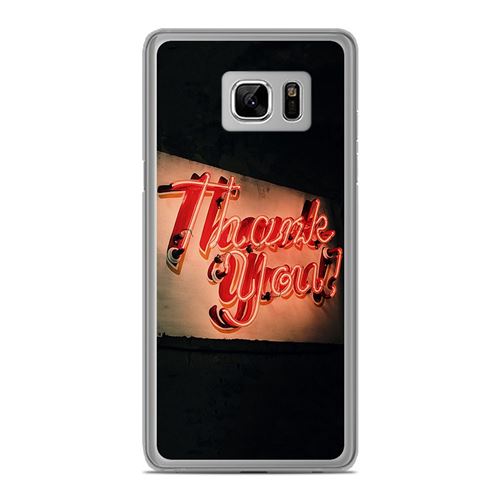 Coque en silicone Samsung Galaxy Note 6 - Thank You