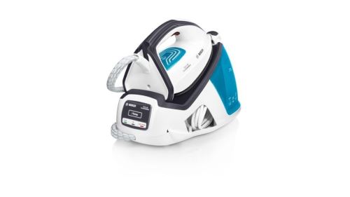 Bosch serie 4 tds4050 2400w 1.4l ceranium glissée soleplate bleu, blanc centrale vapeur