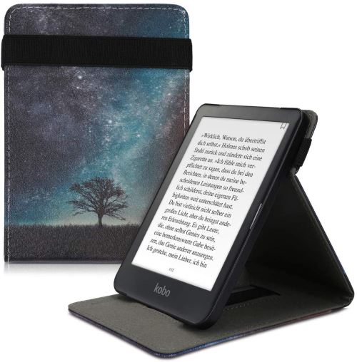 Etui avec Support Vertical Kobo Clara HD Support de Main Arbre Ciel