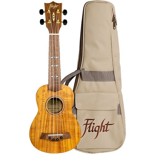Flight DUS440 - ukulele Soprano Acacia (+ housse)